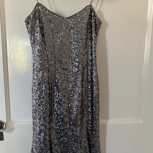 Banana republic luv L’Wren Scott gold cocktail dress